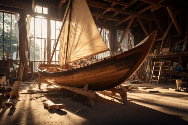 Budowa jachtu drewnianego